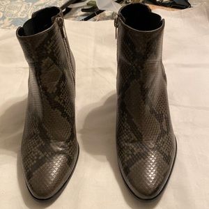 COPY - Calvin Klein grey snake boot 8 (fits like an 8) are 8.5 label Great shape